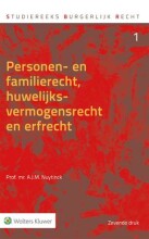 Samenvatting Personen- en familierecht, huwelijks-vermogensrecht en erfrecht Afbeelding van boekomslag