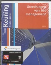 Samenvatting Grondslagen van het management-hoofdboek Afbeelding van boekomslag