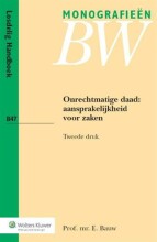 Samenvatting: Onrechtmatige Daad Aansprakelijkheid Voor Zaken | 9789013106893 | Eddy Bauw Afbeelding van boekomslag