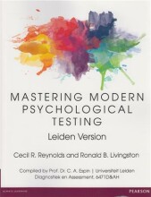 Samenvatting Mastering Modern Psychological Testing (Leiden Version) Afbeelding van boekomslag