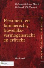 Samenvatting Personen- en familierecht, huwelijksvermogensrecht en erfrecht Afbeelding van boekomslag