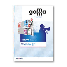 Samenvatting Gamma : mens & maatschappij voor vmbo onderbouw. Afbeelding van boekomslag