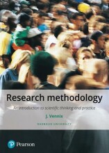 Summary Research methodology an introduction to scientific thinking and practice Book cover image
