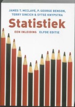 Samenvatting: Statistiek : Een Inleiding | 9789043019651 | James T McClave, et al Afbeelding van boekomslag