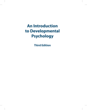 Summary An Introduction to Developmental Psychology Book cover image