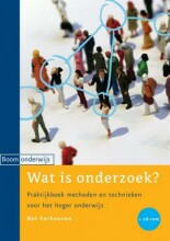 Samenvatting Wat is onderzoek? : praktijkboek methoden en technieken voor het hoger onderwijs Afbeelding van boekomslag