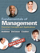 Summary: Fundamentals Of Management Essential Concepts And Applications | 9780133499971 | Stephen P Robbins, et al Book cover image