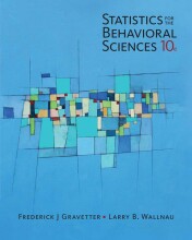 Samenvatting Statistics for The Behavioral Sciences Afbeelding van boekomslag