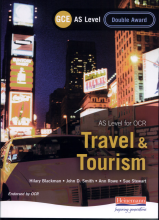 Summary: Travel & Tourism As Level For Ocr : Gce As Level Double Award | Hilary Blackman Book cover image