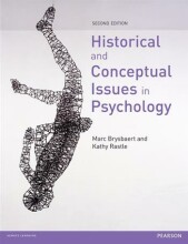 Samenvatting Historical and Conceptual Issues in Psychology Afbeelding van boekomslag