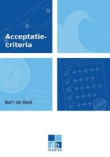 Samenvatting: Acceptatiecriteria | 9789071501784 | Bart de Best Afbeelding van boekomslag