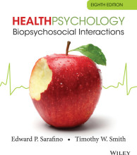 Samenvatting: Health Psychology: Biopsychosocial Interactions, 8Th Edition | 9781118802823 | Edward P Sarafino, et al Afbeelding van boekomslag