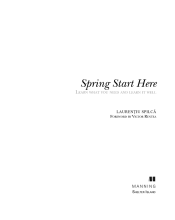 Samenvatting: Spring Start Here Learn What You Need And Learn It Well | 9781617298691 | Laurentiu Spilca Afbeelding van boekomslag