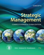 Samenvatting: Strategic Management: Concepts: Competitiveness And Globalization | 9781285425184 | Michael Hitt, et al Afbeelding van boekomslag