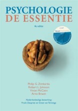 Samenvatting: Psychologie De Essentie | 9789043035859 | Philip G Zimbardo, et al Afbeelding van boekomslag