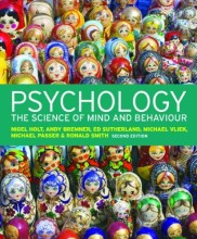 Samenvatting Psychology : the science of mind and behaviour Afbeelding van boekomslag