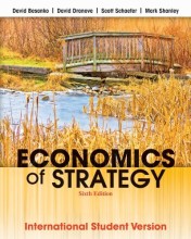 Summary: Economics Of Strategy, 6Th Edition International Student Version | 9781118319185 | David Besanko Book cover image