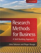 Samenvatting Research methods for business : a skill-building approach Afbeelding van boekomslag
