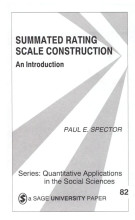 Samenvatting Summated Rating Scale Construction An Introduction Afbeelding van boekomslag