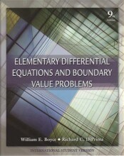 Samenvatting Elementary differential equations and boundary value problems. Afbeelding van boekomslag