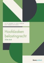 Samenvatting: Hoofdzaken Belastingrecht | 9789462907447 | O C R Marres, et al Afbeelding van boekomslag