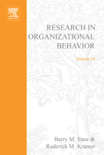 Samenvatting Research in Organizational Behaviour Afbeelding van boekomslag