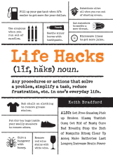 Summary: Life Hacks | 9781440582868 | Keith Bradford Book cover image