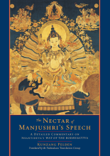 Summary: The Nectar Of Manjushri's Speech A Detailed Commentary On Shantideva's Way Of The... | 9781590304396 | Kun bzaṅ dpal ldan (Mkhan po ) Book cover image