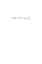 Samenvatting Theory and Reality An Introduction to the Philosophy of Science Afbeelding van boekomslag