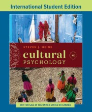 Samenvatting Cultural Psychology Fourth International Student Edition Afbeelding van boekomslag