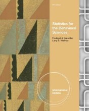 Samenvatting Statistics for the Behavioral Sciences, International Edition 9th Edition Afbeelding van boekomslag