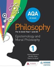 Summary AQA A-level Philosophy Year 1 and AS Epistemology and Moral Philosophy Book cover image