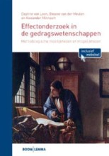 Samenvatting: Effectonderzoek In De Gedragswetenschappen | 9789059316607 | Daphne van Loon, et al Afbeelding van boekomslag